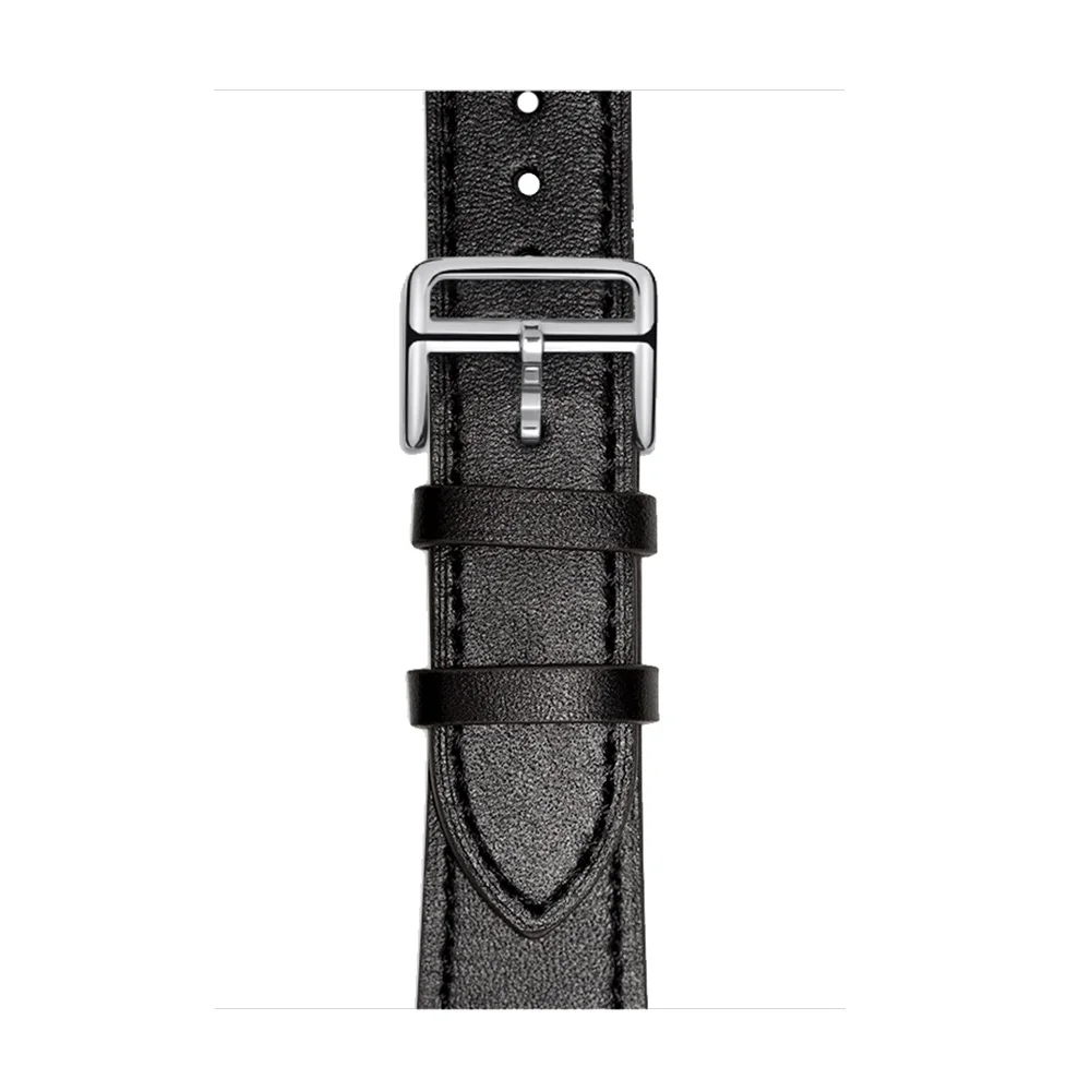 Howk ремешок для часов Apple Watch Series 4 3 2 1 38 мм 40 мм 42 мм 44 мм браслет умные аксессуары наручные часы для Apple Watch Herme Band - Цвет ремешка: Black