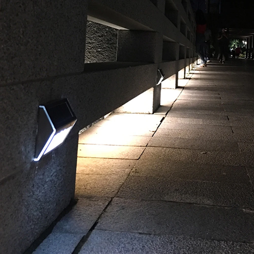 

Solar Powered Wall Lights Outdoor Garden Corridor Stair Night Lamp Outdoor Walkway Street Landscape Lighting Lmap