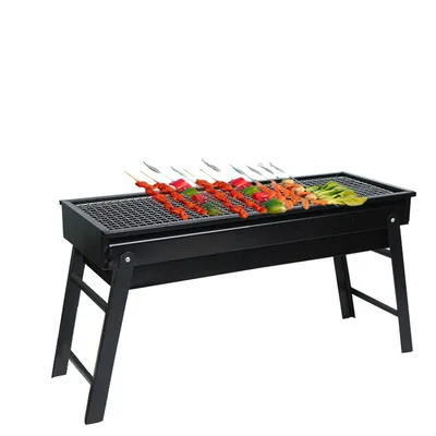 

New Folding Grill Barbecue Portable Bbq Stainless Steel Folding Bbq Kabab Grill Camping Grill Bbq Barbecue Grill