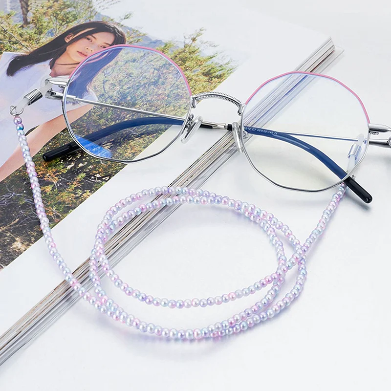 

Beads Glasses Chain Mask Sunglass Lanyard Holder Ear Hanging Rope Reading Chain Fashion Glasses Chain