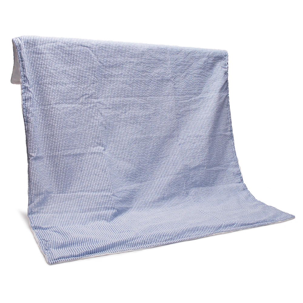 Детское одеяло в горошек 5 цветов Seersucker розовый темно-синий Minky для малышей DOM166 |