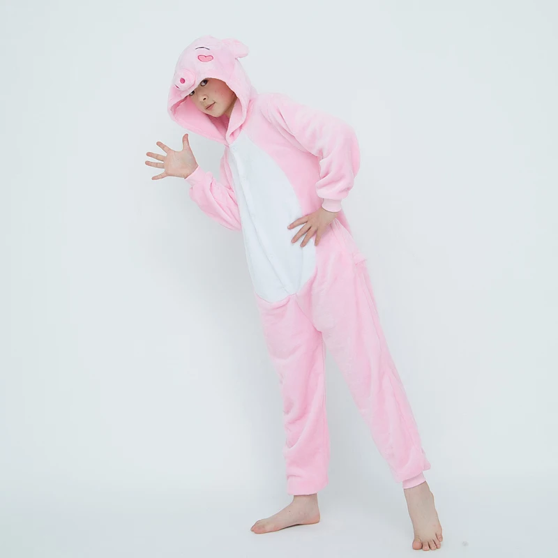 Пижамный комплект детский фланелевый пижама с животными Пегас единорог свинка