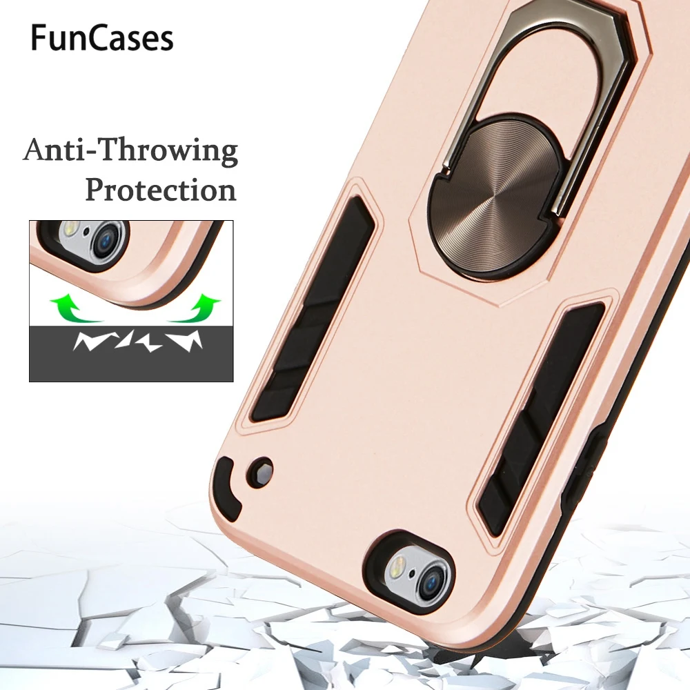 Автомобильный кольцевой держатель PC + TPU протектор для iPhone 6S Аксессуары телефонов