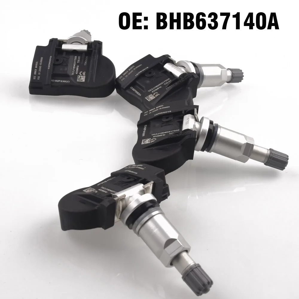 4 шт. автомобильные датчики давления в шинах TPMS BHB637140A 433 мгц для Mazda 2 3 5 6 |