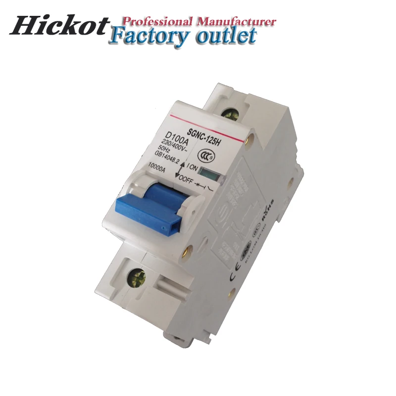 NC100-H 400V высокомощный мини-выключатель 125A MCB |