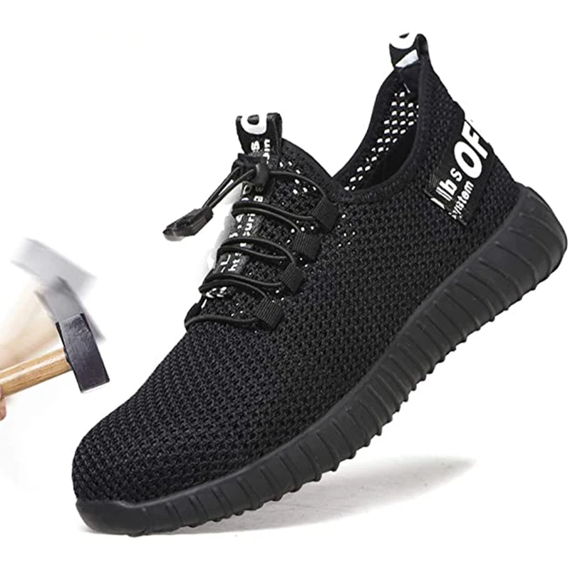 Мужская Рабочая защитная обувь стальной носок рабочая проколостойкая Уличная