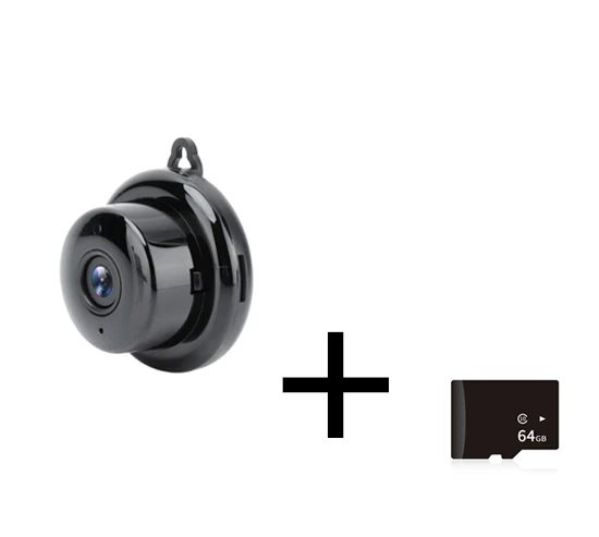 Camera add 64G Card Wifi мини-камера 1080P 960P P2P Беспроводной Детский Монитор мини-камера инфракрасное ночное видение Обнаружение движения Слот для sd-карты аудио приложение - Color: Camera add 64G Card