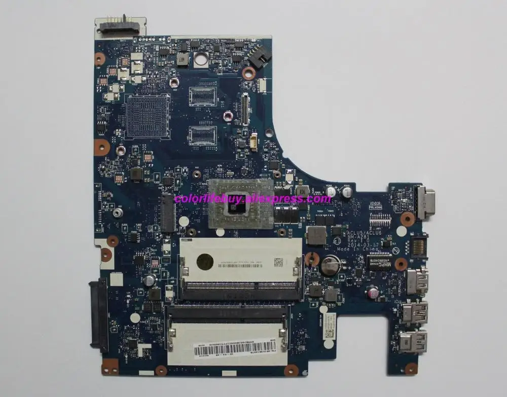 Genuine 5B20G38065 w A8-6410 CPU ACLU5/ACLU6 NM-A281 Laptop Motherboard Mainboard for Lenovo G50-45 NoteBook PC enlarge