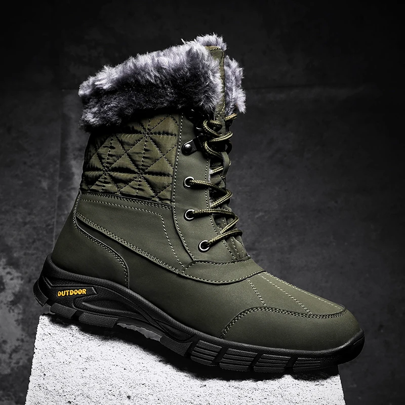 Martin boots men's high help 2021 autumn and winter Korean version of tooling boots help British wind casual wild winter boots