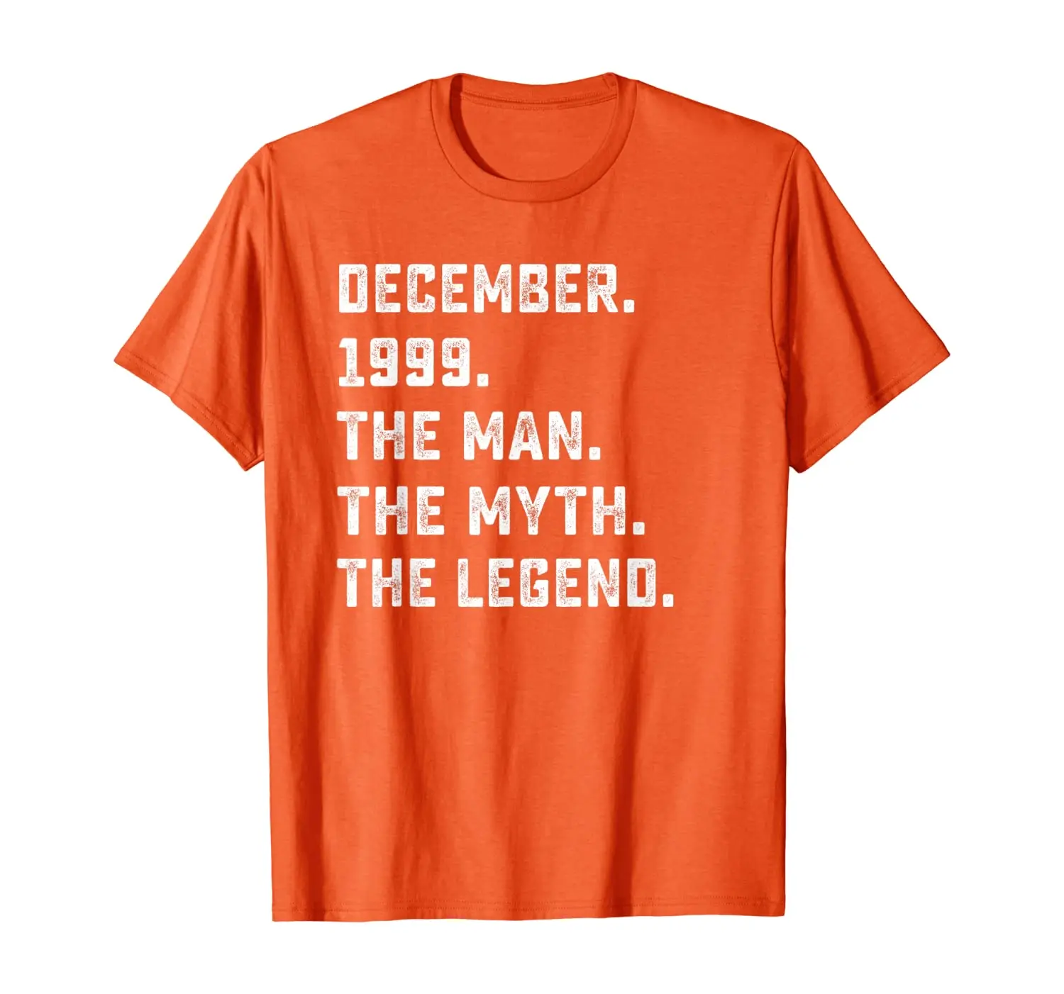 

Man Myth Legend December 1999 Birthday Gift For 20 Yrs Old T-Shirt