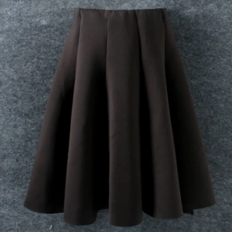 Элегантная плиссированная юбка с высокой талией красные черные белые