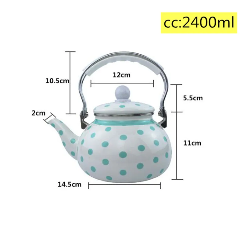 Чайник с эмалью WSHYUFEI толстая газовая плита плоским дном индукционная чайник со