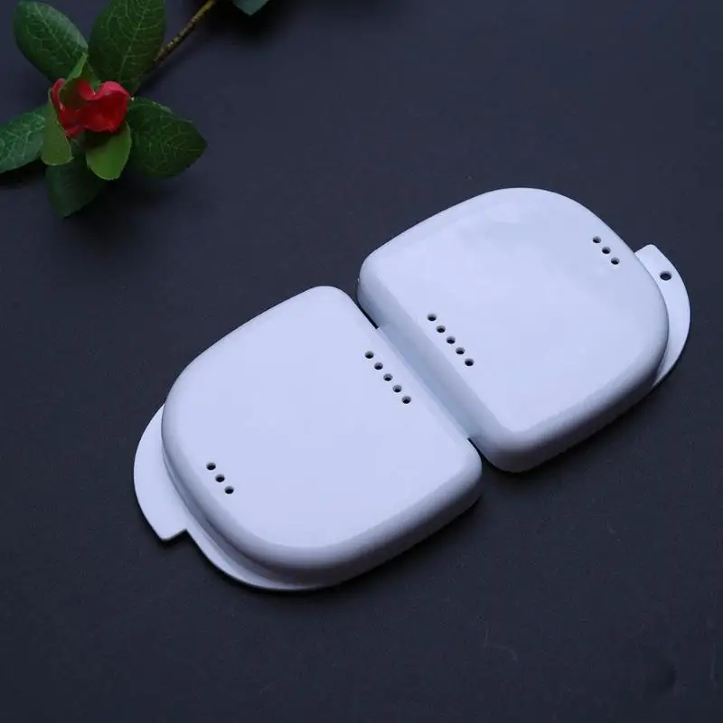 

New Practical Denture Device Molar Storage Box for Oral Care Tool White