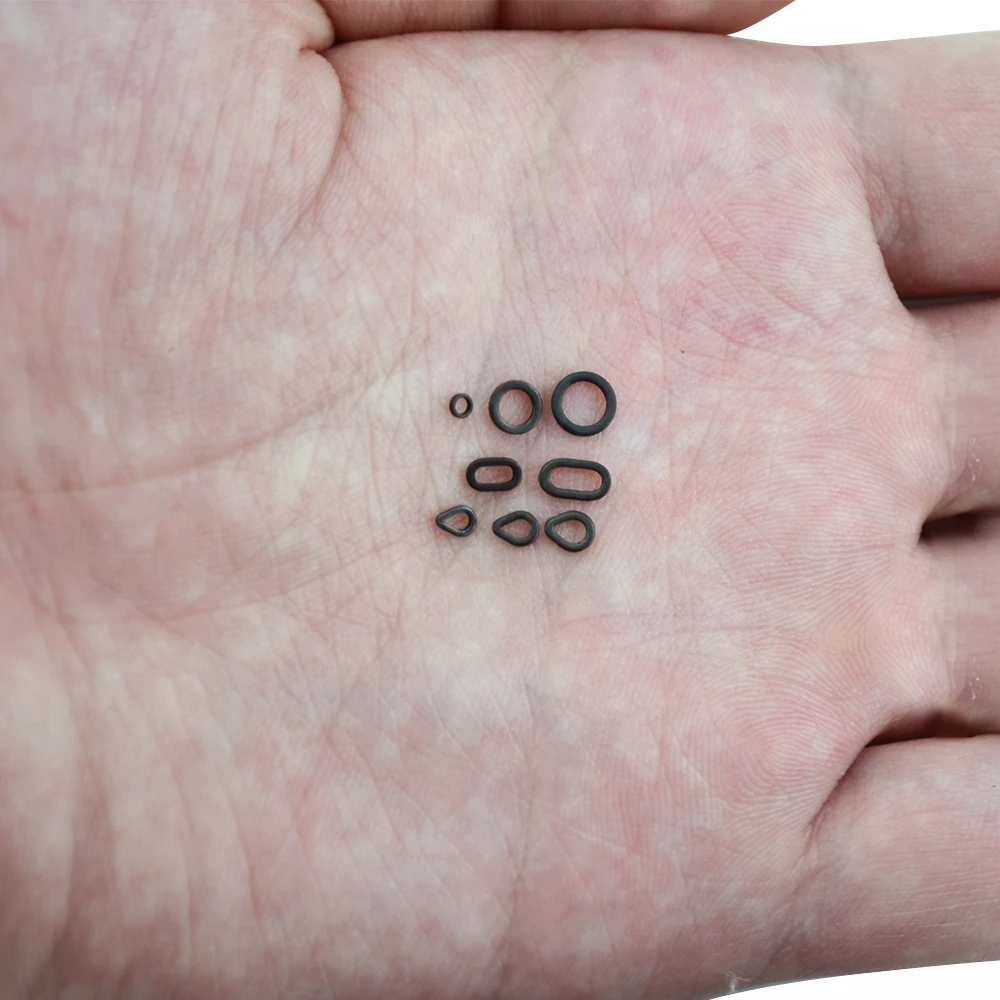 50pcs Carp Fishing Boilie Bait Rings for Hair Rigs Pop Ups Boilies Hookbait Hair Rig Ring Method Feeder Carp Fishing Accessories