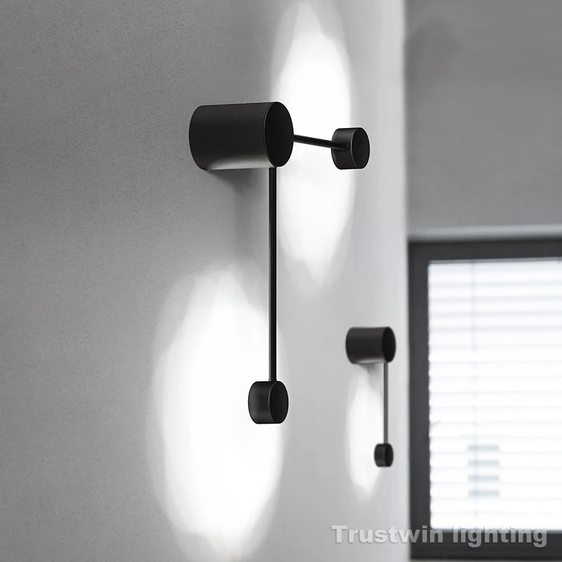 Креативный современный светодиодный фон настенный светильник фойе для спальни