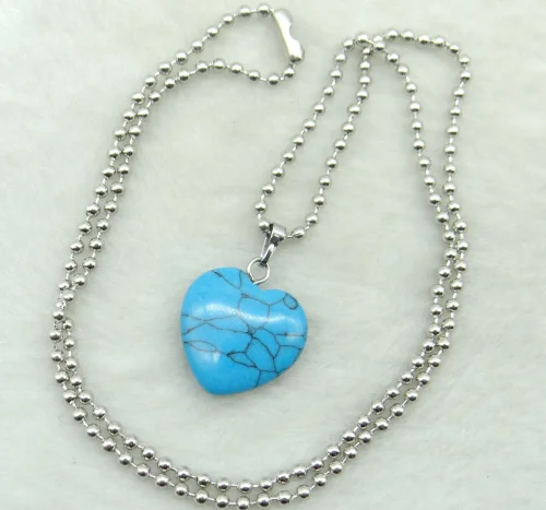 Натуральный камень сердечко в форме бирюзы кварцевые кристаллы тигрового глаза