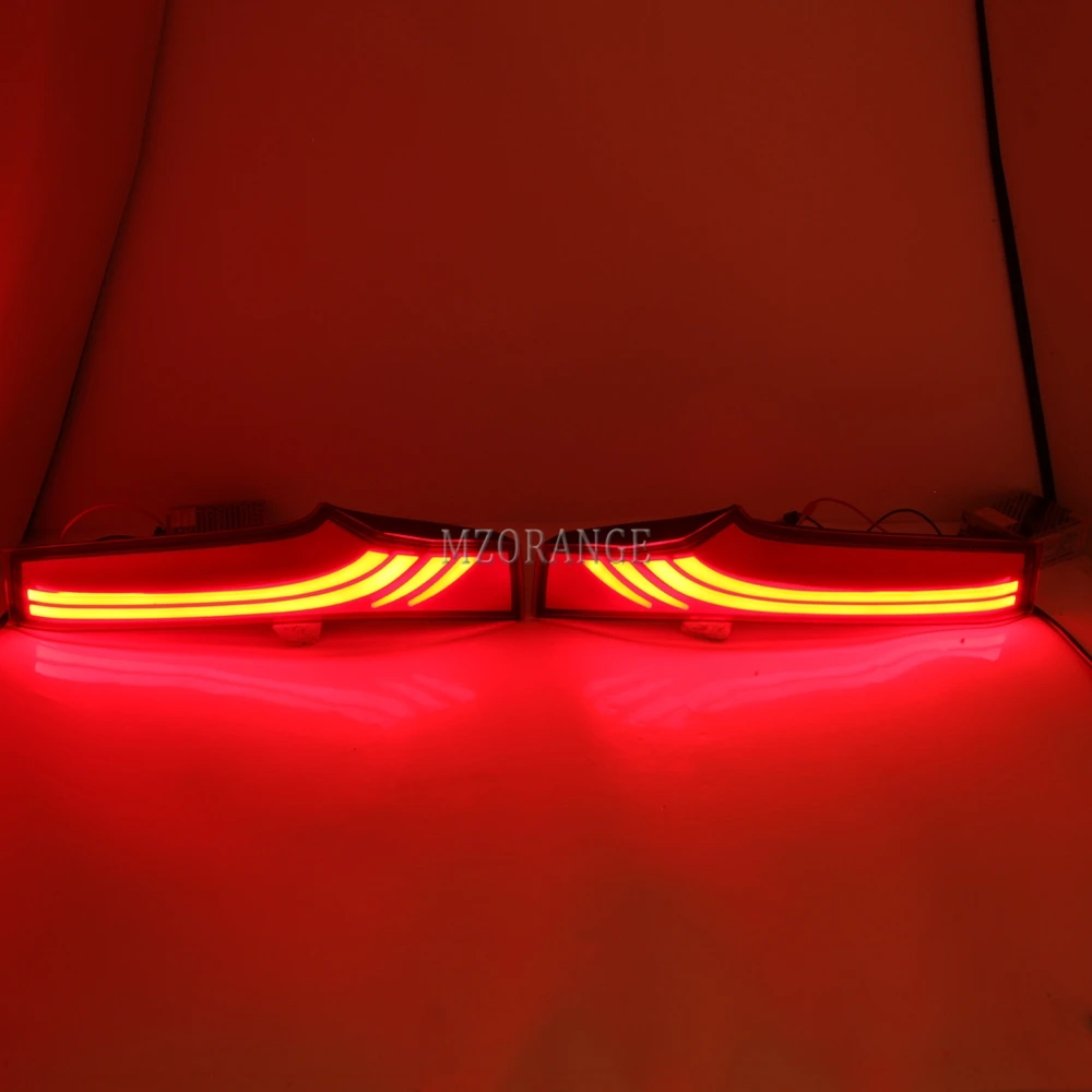 

2PCS Tail Light For Honda Jazz Fit 2014 2015 2016 2017 Car LED Tail Lamp Fog Light Rear Bumper Light Decoration Lamp