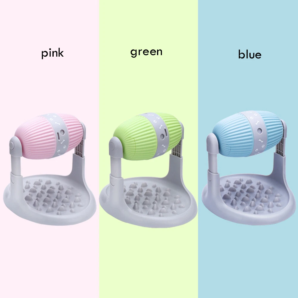 

1Pcs Pet Fun Bowl Dog Feeding Toys Roller Puzzle Food Leakage Toy Fiddle Rolling Falling Snacks Exercise Fun Pets Supplies
