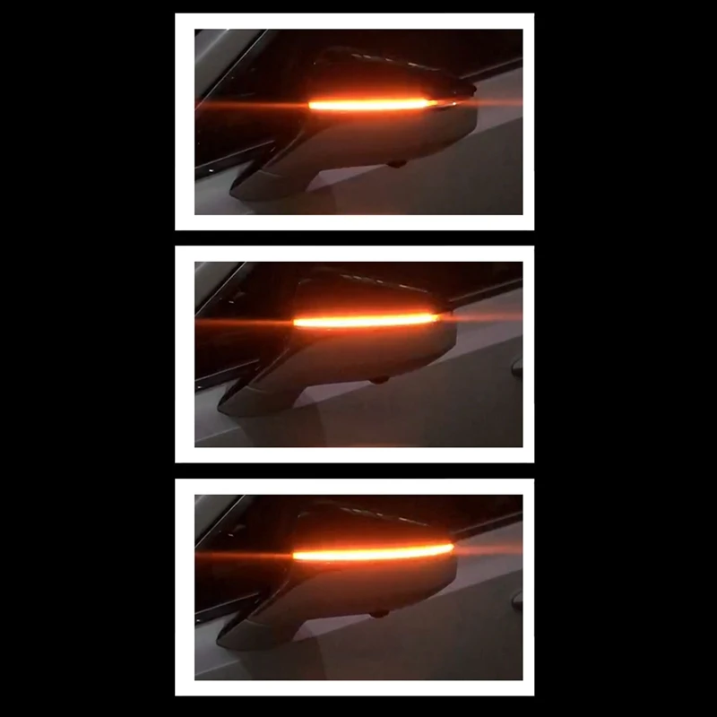 

for Toyota Hilux Fortuner Innova 2016-2019 Side Rear View Mirror Indicator LED Dynamic Turn Signal Light Sequential Lamp