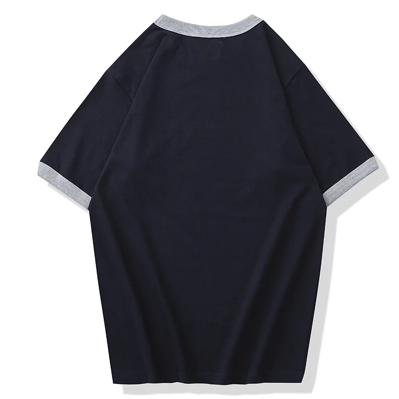 

2114 Summer Heavy Weight Man's T-Shirt Letter Printer Cotton 0-Neck Casual Loose Usa Air Force Military Male Clothes Tops 230g