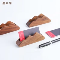 black walnut office supplies yamagata solid wood business card holder personality card holder business card display stand