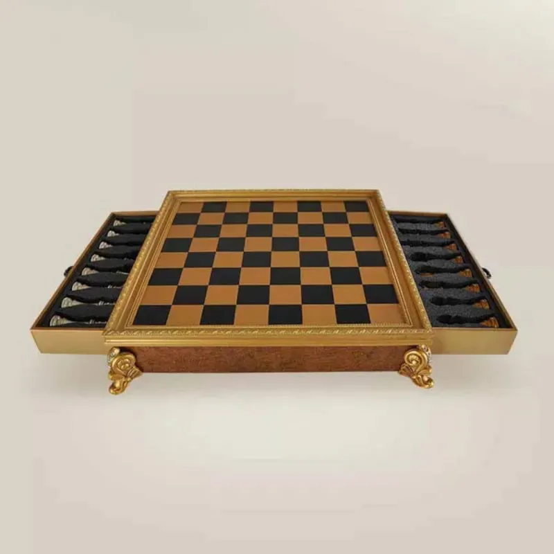 Творческие шахматы набор украшение босс офисный стол поверхность панель мебель
