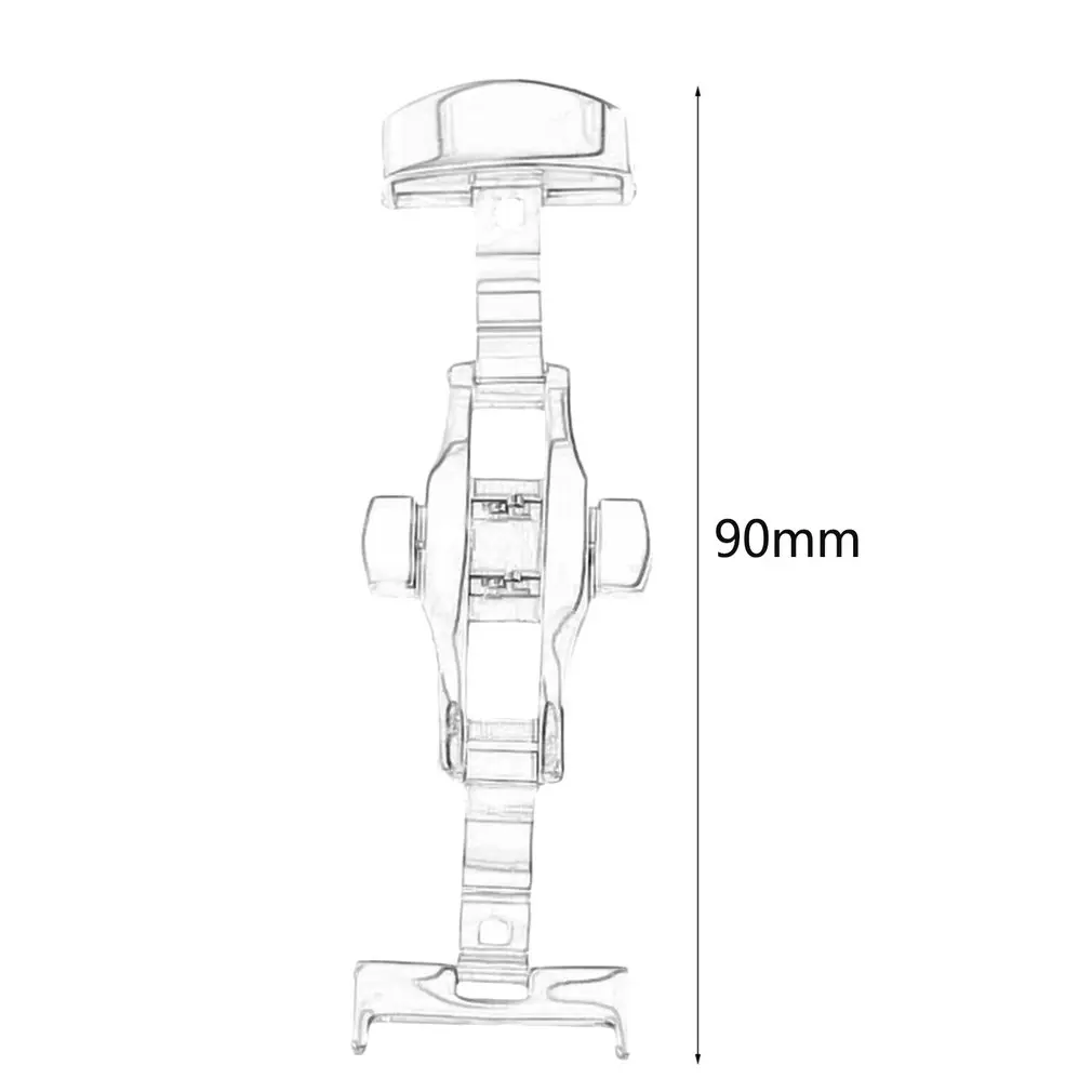 

Black Stainless Steel Durable Double Folding Butterfly Buckle Watch Bands Deployment Clasp Watches Accessories 18MM/20MM/22MM