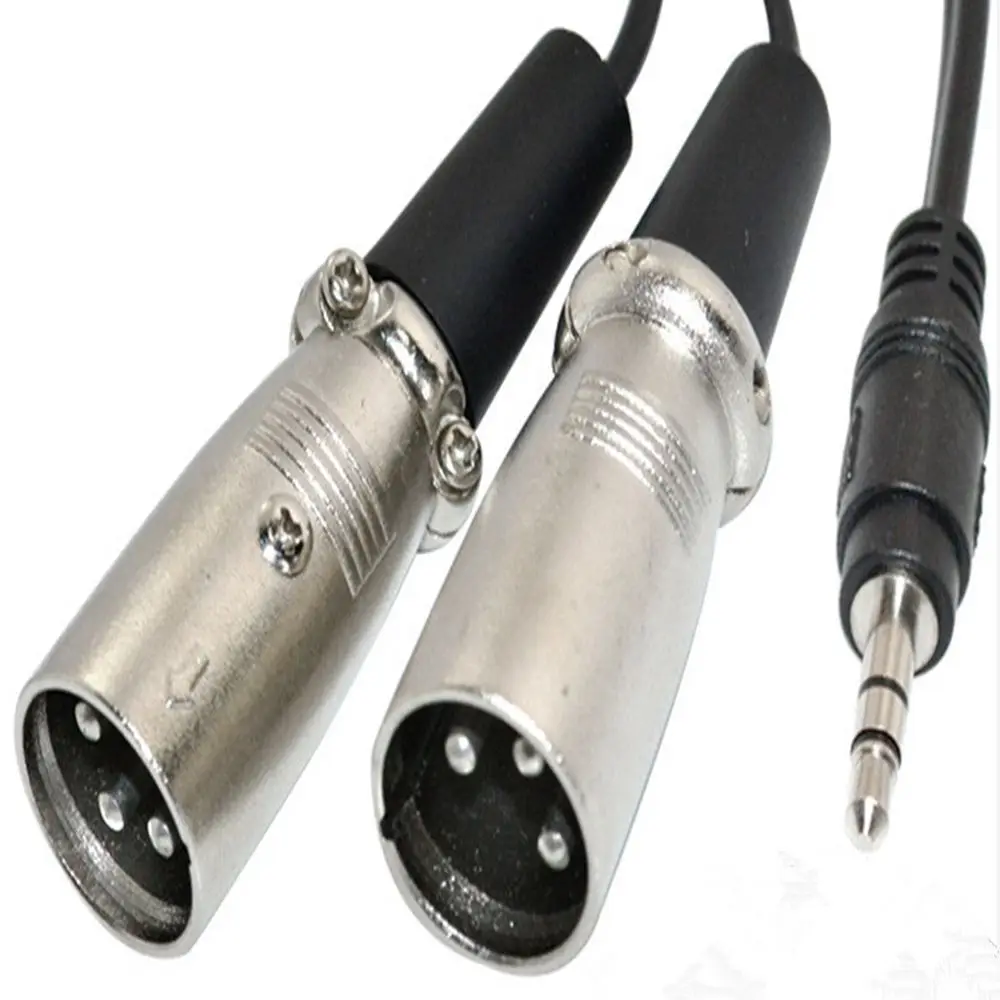 Кабель-разветвитель Y 3 5 мм в 2 XLR папа (Mini) 1/8 &quotTRS стерео порта двойной