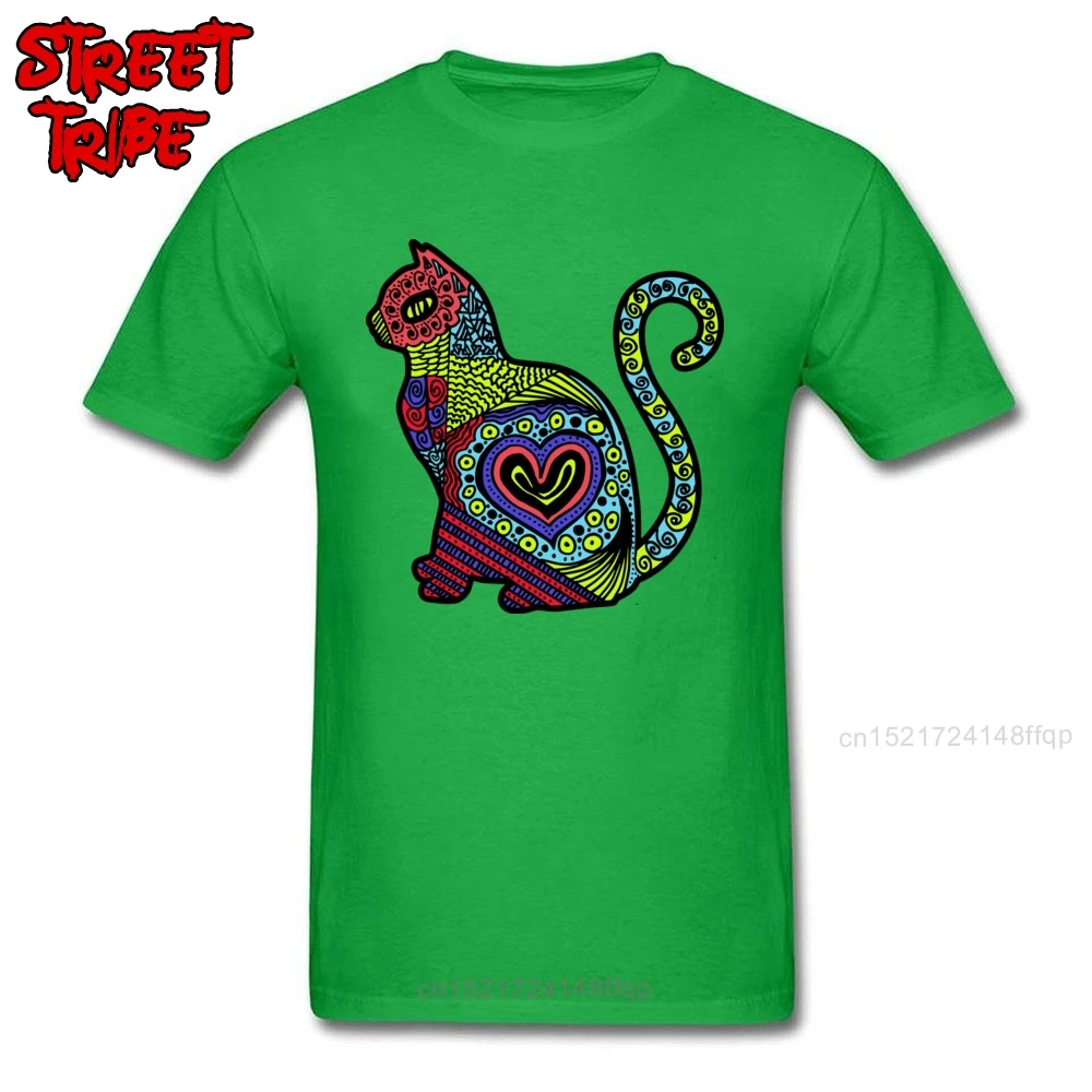 Футболка с котом Мужская футболка в стиле хип-хоп хлопковая одежда экзотическом