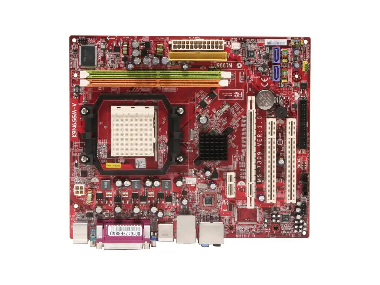 

MSI K9N6SGM-V Motherboard Socket AM2 DDR2 PCI-E 8X SATA II Micro ATX NVIDIA NF6100-405 Motherboard For Athlon64/Athlon 64 X2 cp