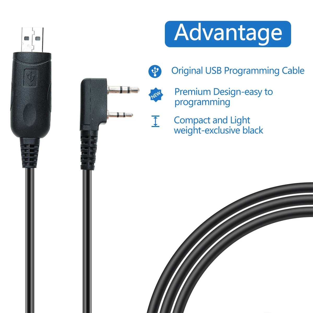 ABBREE USB кабель для программирования чирикание Win 7/Win 10 шт. компакт диск с драйверами
