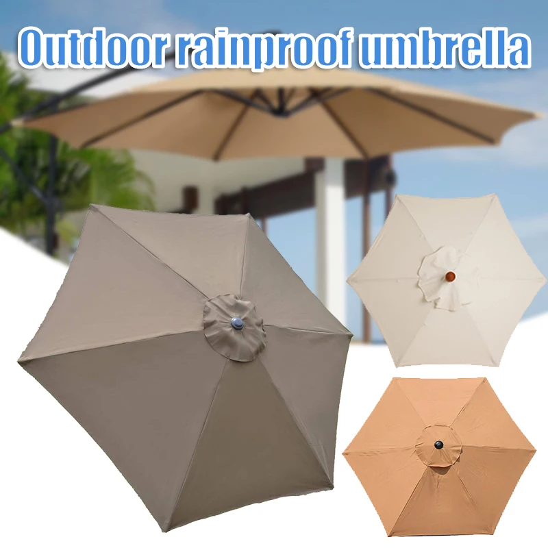 Уличный зонт сменный водонепроницаемый и УФ защитный ткань подходит для сада