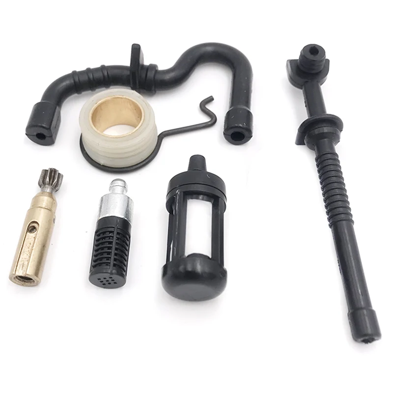 Promotion! Oil Pump Worm Gear Fuel Filter Line Hose Kit for Stihl MS 180 170 MS180 MS170 018 017 Chainsaw Parts 11236407102 | Инструменты