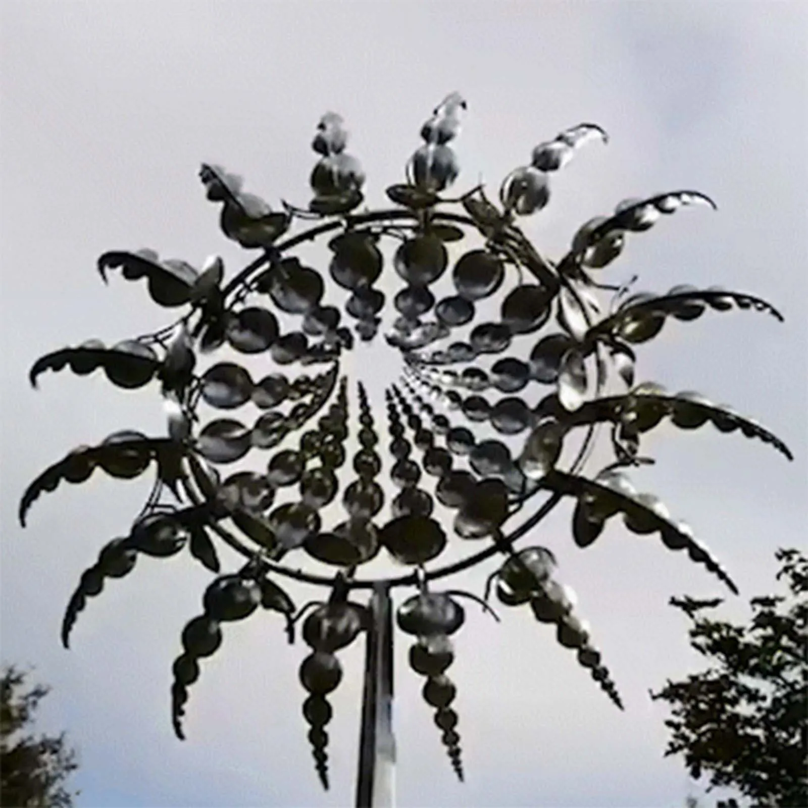 Unique And Magical Metal Windmill Outdoor Wind Spinners Catchers Yard Patio L awn Garden Decoration QJS Shop 830#F | Дом и сад