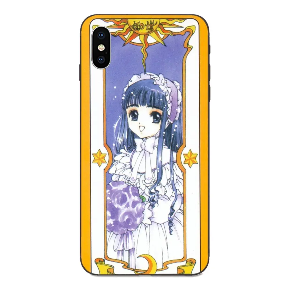 Клоу карты Cardcaptor Sakura для Galaxy A8 A9 звезды Примечание 4 8 9 10 S3 S4 S5 S6 S7 S8 S9 S10 Edge Lite Plus Pro