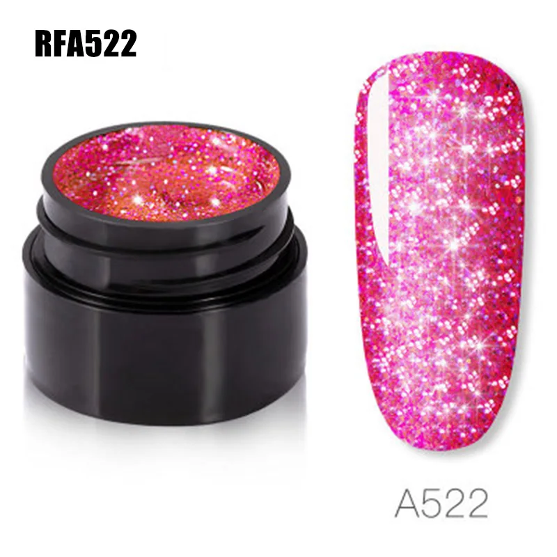 

Блестящий Радужный Гель-лак для ногтей, удаляемый замачиванием, УФ светодиодный Блестящий маникюрный гель для дизайна ногтей SOYW889