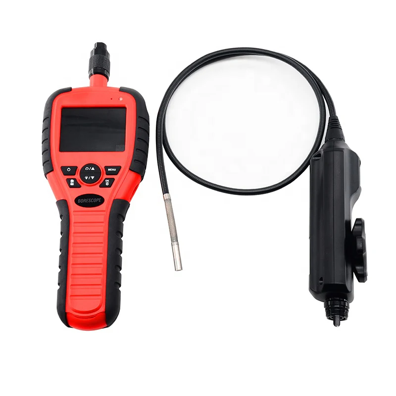 USB цифровой бороскоп эндоскоп 2.0MP HD трубопроводная камера 180 градусов сочленение 6