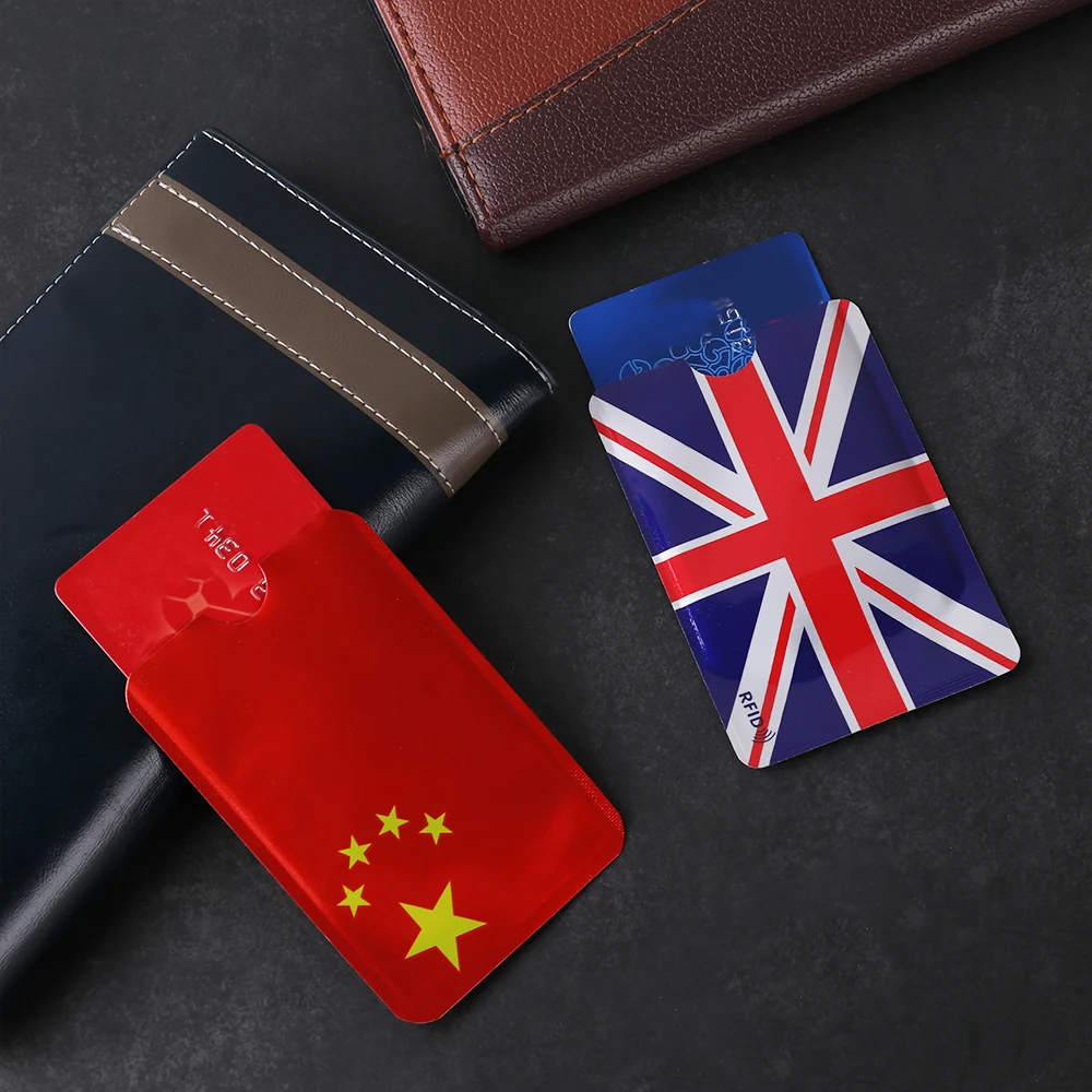 5 шт. анти Rfid кошелек кредитные карты ID Bank Чехол для карт держатель смарт NFC