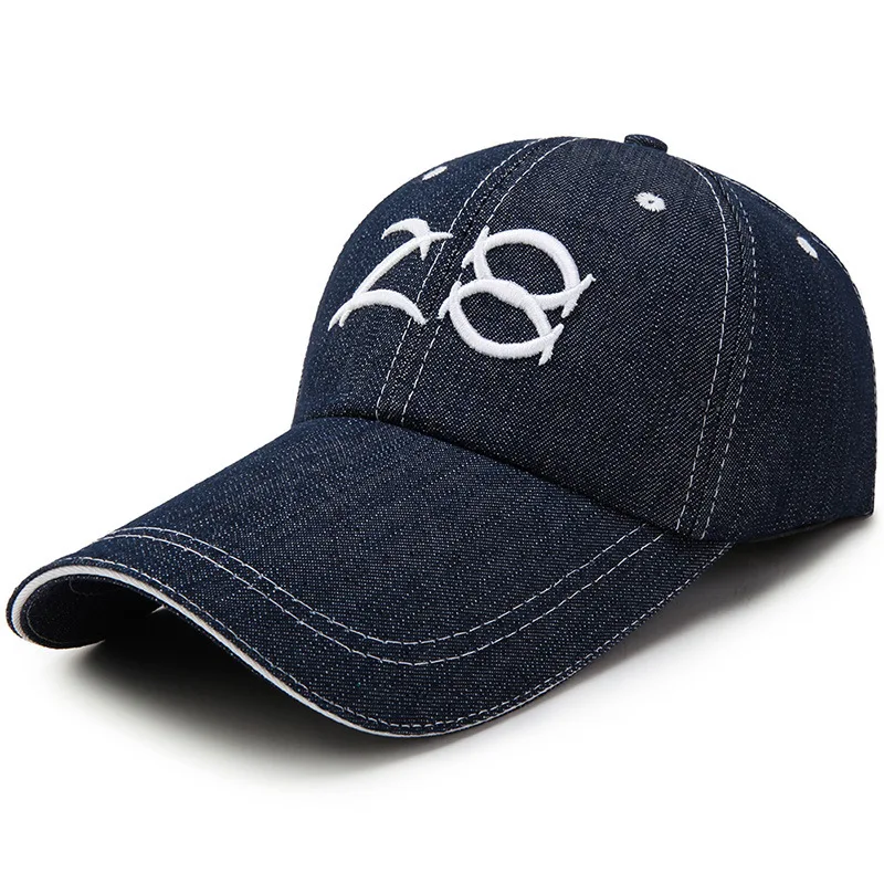 Новинка джинсовая бейсболка для мужчин и женщин Мужская Снэпбэк Кепка Женская