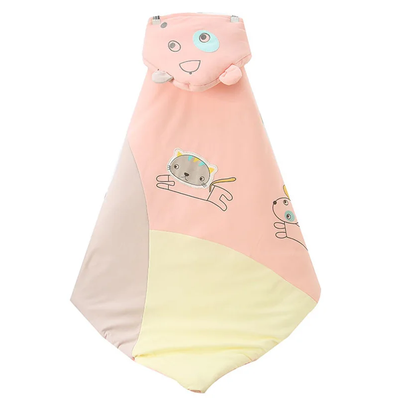 Мягкий Пеленальный спальный мешок для новорожденных хлопковое стеганое одеяло