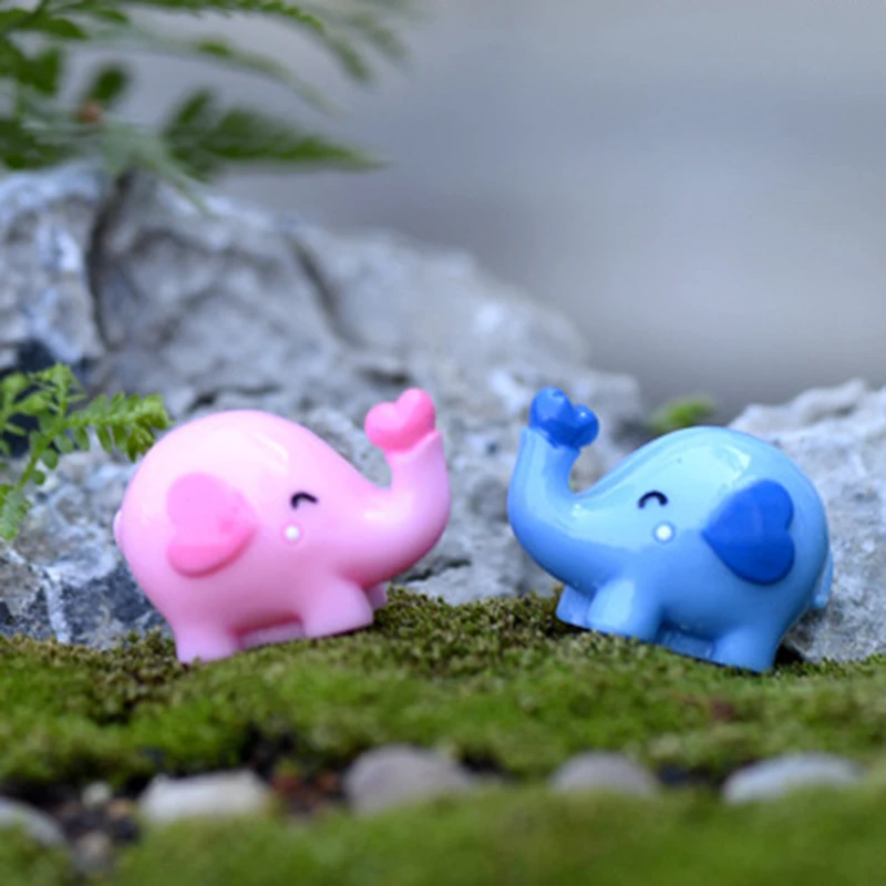Прекрасный Слон Фея Сад украшение для дома аксессуары миниатюрные животные фэн