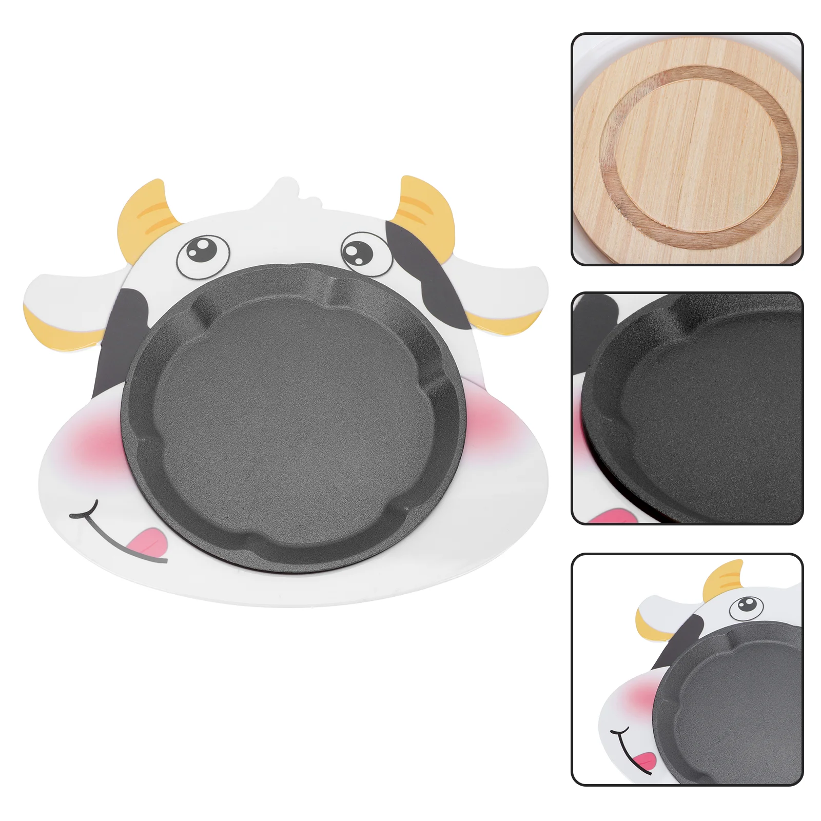 

1 Set Restaurant Steak Fry Pan Kitchen Grill Cookware Teppanyaki Grill Plate