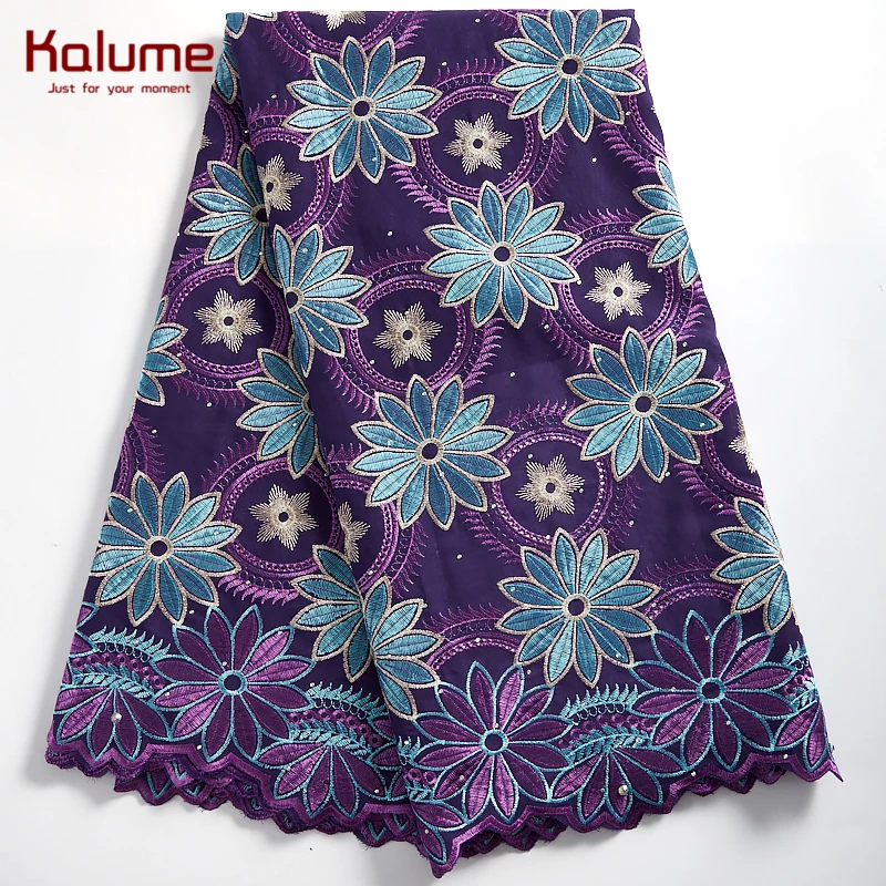 Хлопчатобумажная кружевная ткань для шитья белая 2021 швейцарская африканская