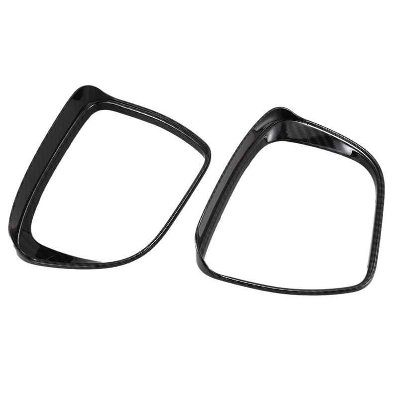 Чехлы для автомобильных зеркал заднего вида из АБС углеродного волокна дождевая