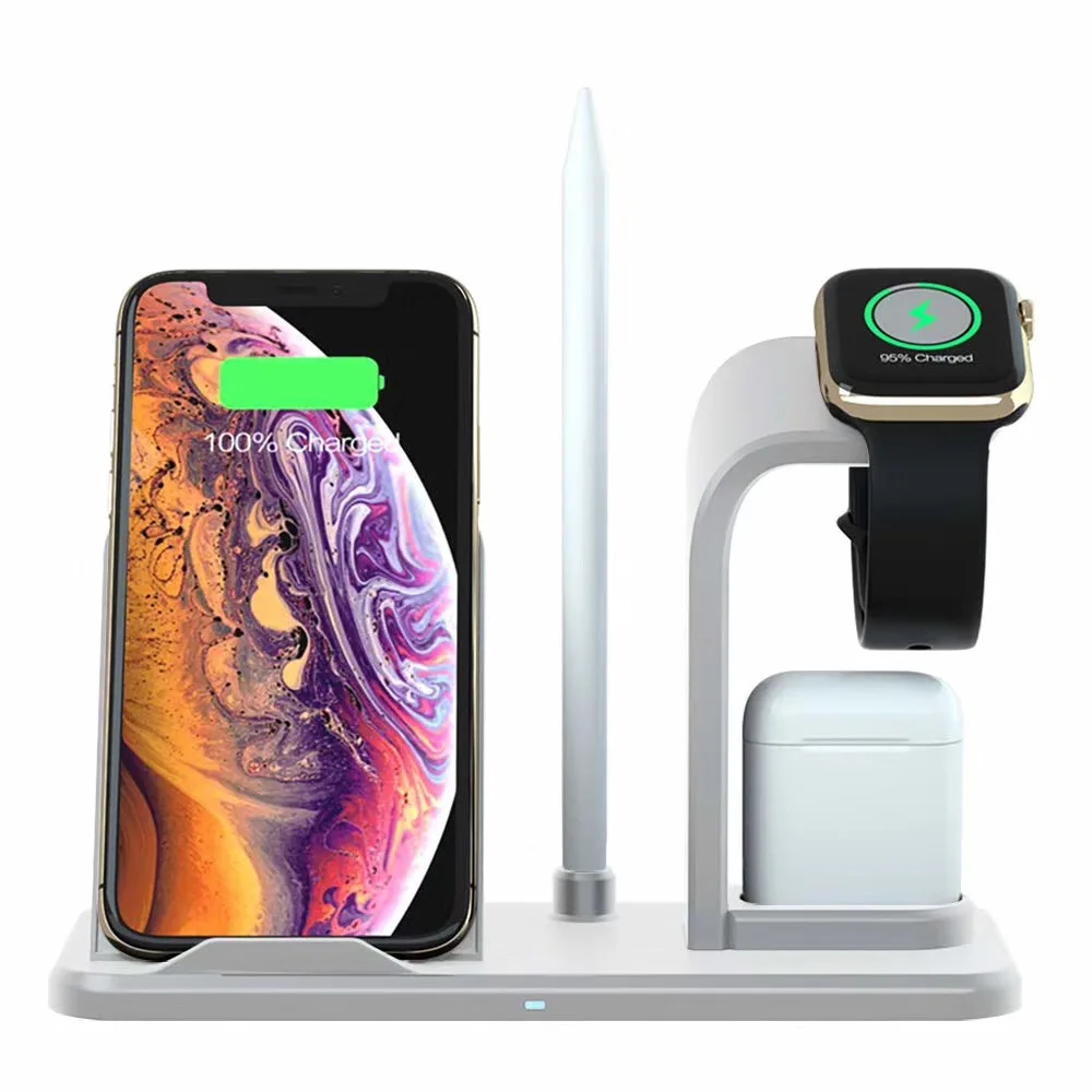 SZYSGSD 10 Вт Беспроводное зарядное устройство для iPhone X XS Max 8 Беспроводная зарядная площадка для Apple watch Быстрая зарядка для Samsang galaxy S9 s10