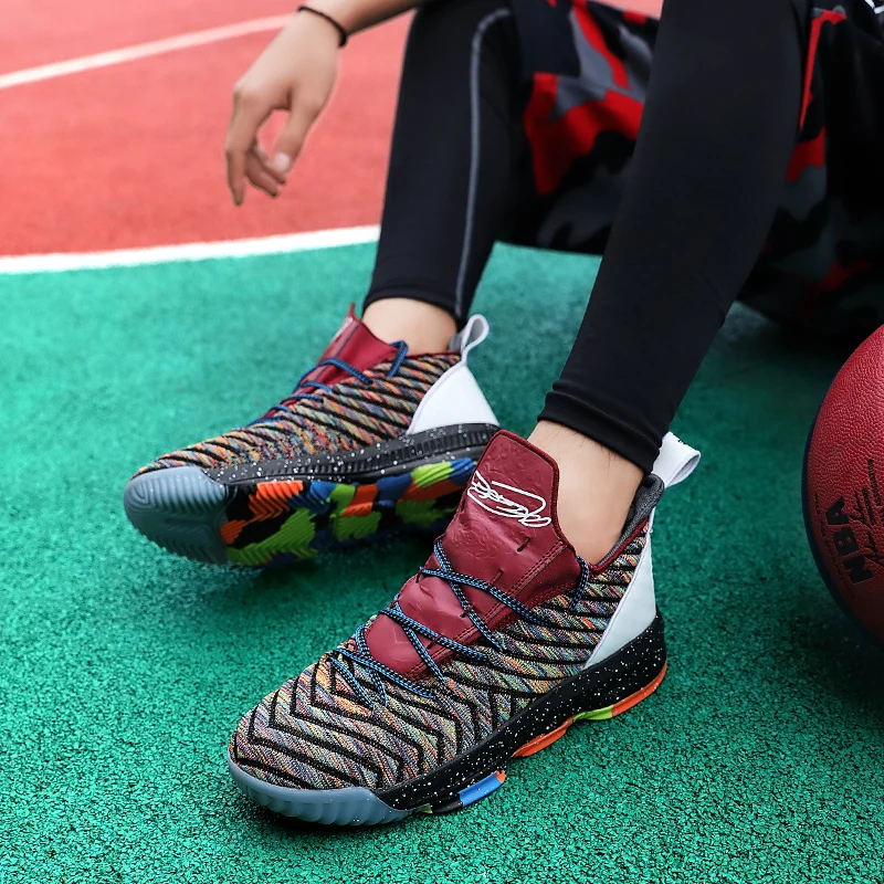 Профессиональная баскетбольная обувь для мужчин и женщин дышащие