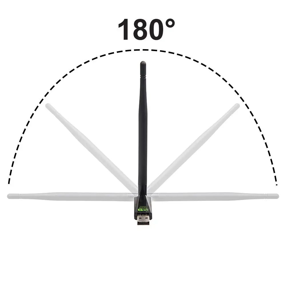 Беспроводная сетевая карта безопасный прочный Wi Fi Ac300Mbps USB адаптер для любого