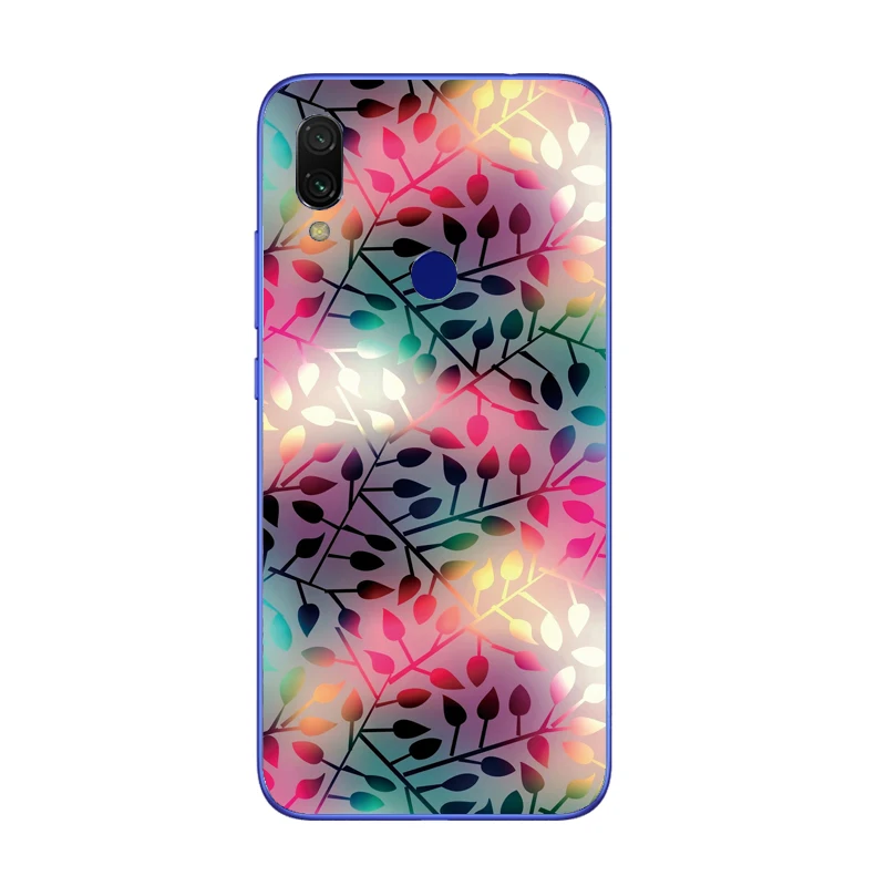 Для Xiaomi Redmi 7 Чехол чехол Мягкие силиконовые с рисунком задняя крышка для Coque Redmi7