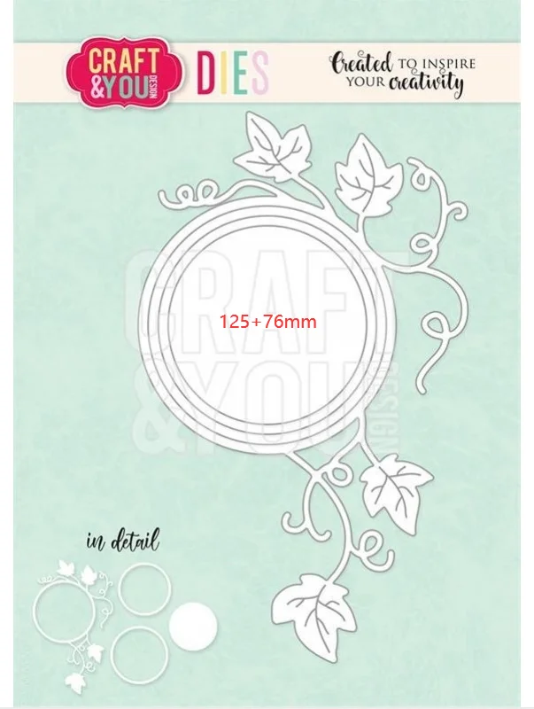 

Металлические Вырубные штампы с круглыми листьями, форма для вырезания карточек, скрапбукинга, бумаги, рукоделия, ножа, форма, лезвие, перфо...