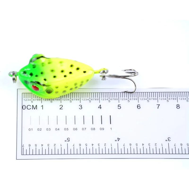 2 шт. Luya поддельная приманка 4 см/6 г 6 цветная пластиковая рыболовная тройной